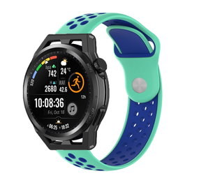 Strap-it Bracelet sport Huawei Watch GT Runner (aqua/ bleu)