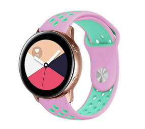 Strap-it Bracelet sport Samsung Galaxy Watch Active (rose/aqua) Strap-it Bracelet sport Samsung Galaxy Watch Active (rose/aqua)