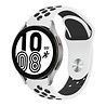 Strap-it Strap-it Bracelet sport Samsung Galaxy Watch 4 - 44mm (blanc/noir) Strap-it Strap-it Bracelet sport Samsung Galaxy Watch 4 - 44mm (blanc/noir)