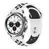 Strap-it Strap-it Bracelet sport Samsung Galaxy Watch 4 Classic 42mm (blanc/noir) Strap-it Strap-it Bracelet sport Samsung Galaxy Watch 4 Classic 42mm (blanc/noir)