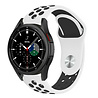 Strap-it Strap-it Bracelet sport Samsung Galaxy Watch 4 Classic 46mm (blanc/noir) Strap-it Strap-it Bracelet sport Samsung Galaxy Watch 4 Classic 46mm (blanc/noir)