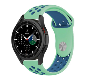 Strap-it Bracelet sport Samsung Galaxy Watch 4 Classic 46mm (aqua/bleu)