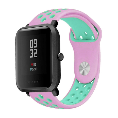 Strap-it Strap-it Bracelet sport Xiaomi Amazfit Bip (rose/aqua)