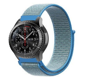 Strap-it Bracelet nylon Samsung Galaxy Watch 46mm (bleu)