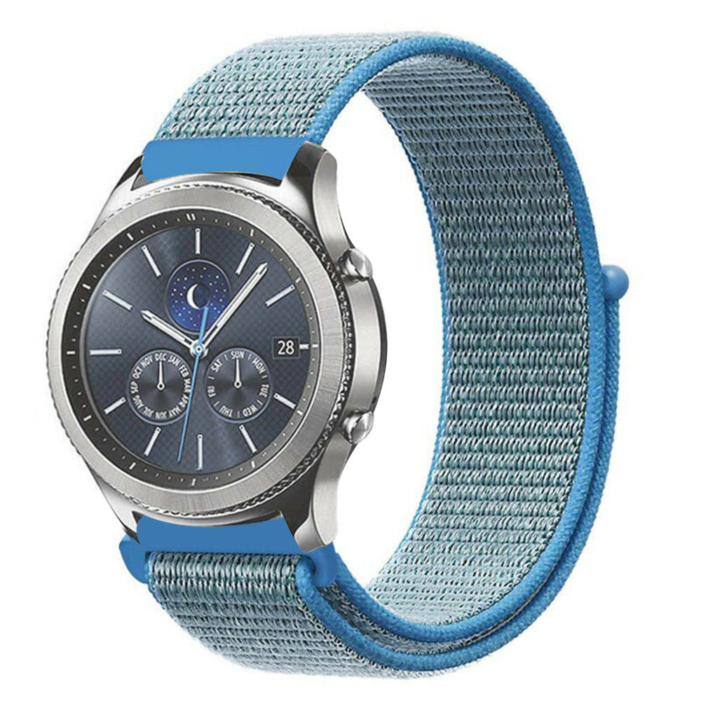 Strap-it Strap-it Bracelet nylon Samsung Gear S3 (bleu)