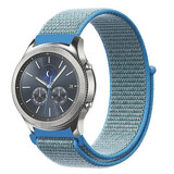 Strap-it Bracelet nylon Samsung Gear S3 (bleu)
