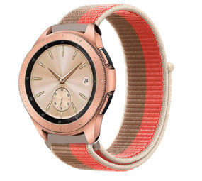 Strap-it Bracelet nylon Samsung Galaxy Watch 42mm (rose pomelo)