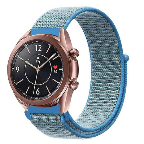 Strap-it Strap-it Bracelet nylon Samsung Galaxy Watch 3 41mm (bleu)