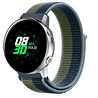 Strap-it Strap-it Bracelet nylon Samsung Galaxy Watch Active (vert et bleu) Strap-it Strap-it Bracelet nylon Samsung Galaxy Watch Active (vert et bleu)