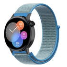 Strap-it Strap-it Bracelet nylon Huawei Watch GT 3 42mm (bleu)
