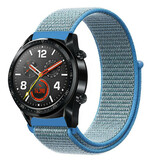 Strap-it Bracelet nylon Huawei Watch GT 2 (bleu)