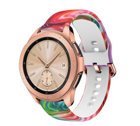 Strap-it Bracelet Samsung Galaxy Watch 42mm coloré Strap-it Bracelet Samsung Galaxy Watch 42mm coloré