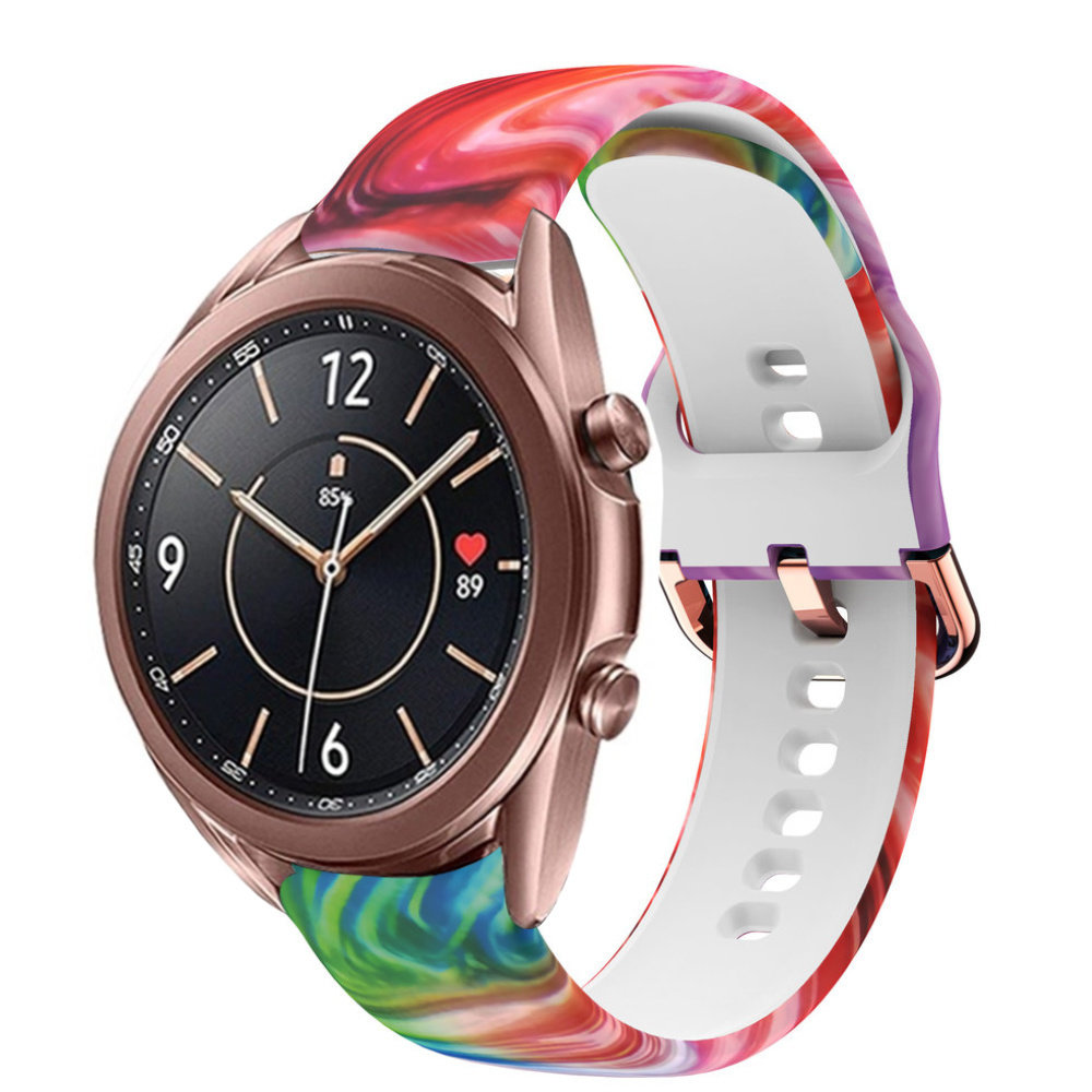 Strap-it Strap-it Bracelet Samsung Galaxy Watch 3 41mm coloré Strap-it Strap-it Bracelet Samsung Galaxy Watch 3 41mm coloré