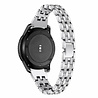 Strap-it Bracelet acier petits diamants Samsung Galaxy Watch 3 45mm (argent) Strap-it Bracelet acier petits diamants Samsung Galaxy Watch 3 45mm (argent)
