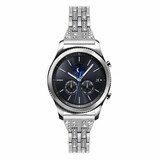 Strap-it Bracelet acier diamant Samsung Gear S3 (argent)