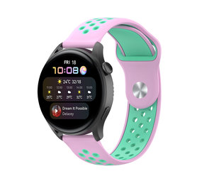 Strap-it Bracelet sport Huawei Watch 3 (Pro) (rose/aqua)