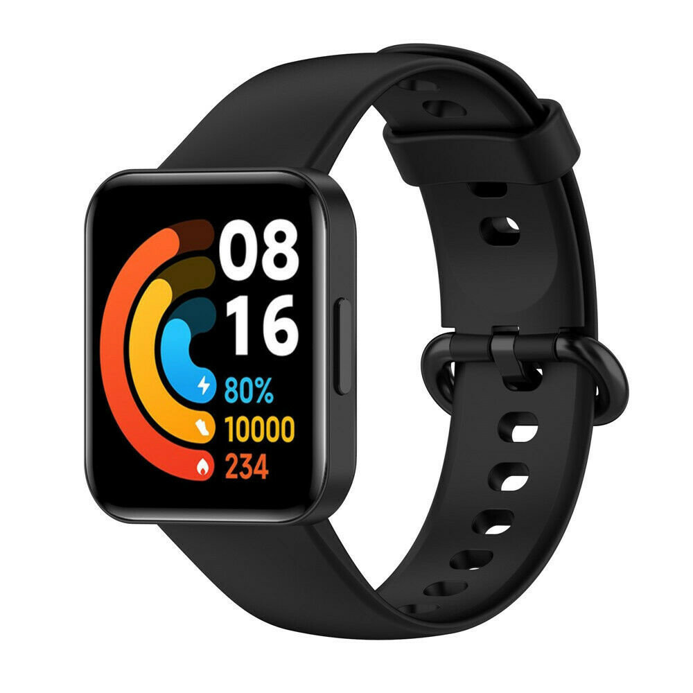 Strap-it Strap-it Bracelet silicone Redmi Watch 2 (Lite) (noir)