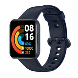 Strap-it Bracelet silicone Redmi Watch 2 (Lite) (bleu foncé)