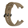 Strap-it Strap-it Bracelet silicone Redmi Watch 2 (Lite) (marron café)