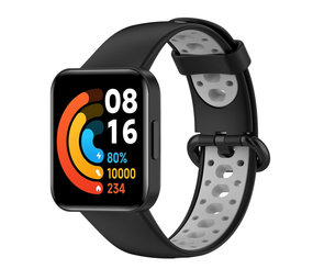 Strap-it Bracelet sport Redmi Watch 2 (Lite) (noir/gris)