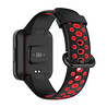 Strap-it Strap-it Bracelet sport Redmi Watch 2 (Lite) (noir/rouge) Strap-it Strap-it Bracelet sport Redmi Watch 2 (Lite) (noir/rouge)