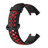 Strap-it Strap-it Bracelet sport Redmi Watch 2 (Lite) (noir/rouge) Strap-it Strap-it Bracelet sport Redmi Watch 2 (Lite) (noir/rouge)