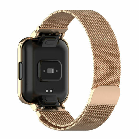 Strap-it Strap-it Bracelet Milanais Redmi Watch 2 Lite (or rose)