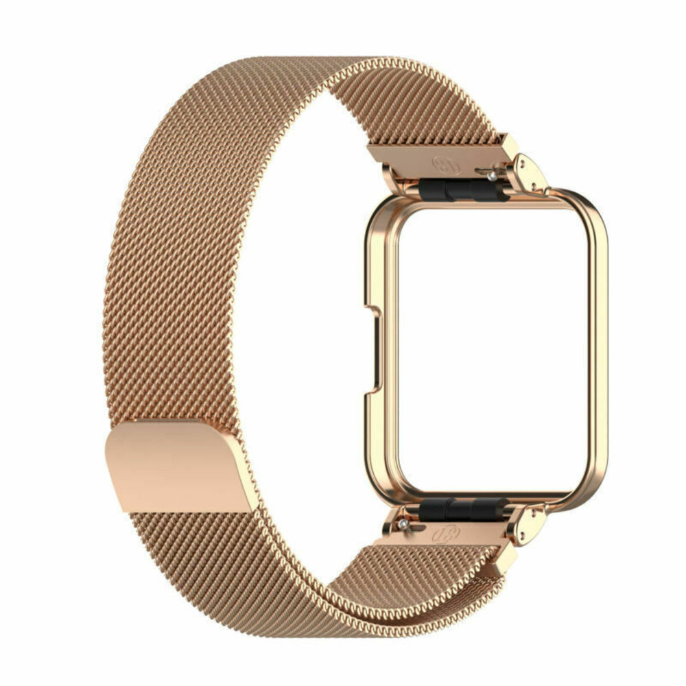 Strap-it Strap-it Bracelet Milanais Redmi Watch 2 Lite (or rose)