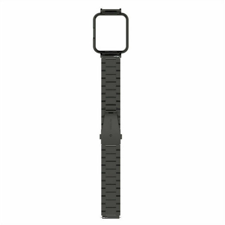 Strap-it Strap-it Bracelet acier Redmi Watch 2 Lite (noir) Strap-it Strap-it Bracelet acier Redmi Watch 2 Lite (noir)