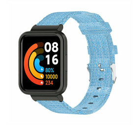 Strap-it Bracelet nylon boucle Redmi Watch 2 Lite (bleu) Strap-it Bracelet nylon boucle Redmi Watch 2 Lite (bleu)