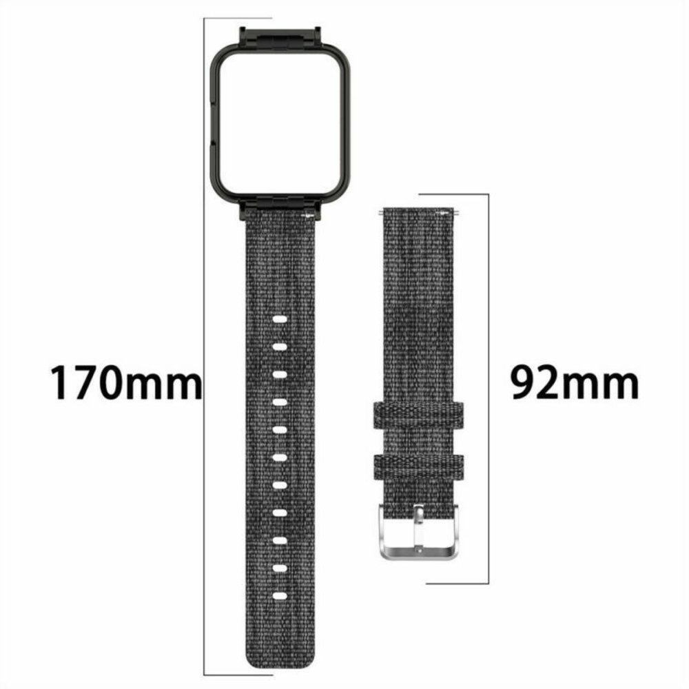 Strap-it Strap-it Bracelet nylon boucle Redmi Watch 2 Lite (gris) Strap-it Strap-it Bracelet nylon boucle Redmi Watch 2 Lite (gris)