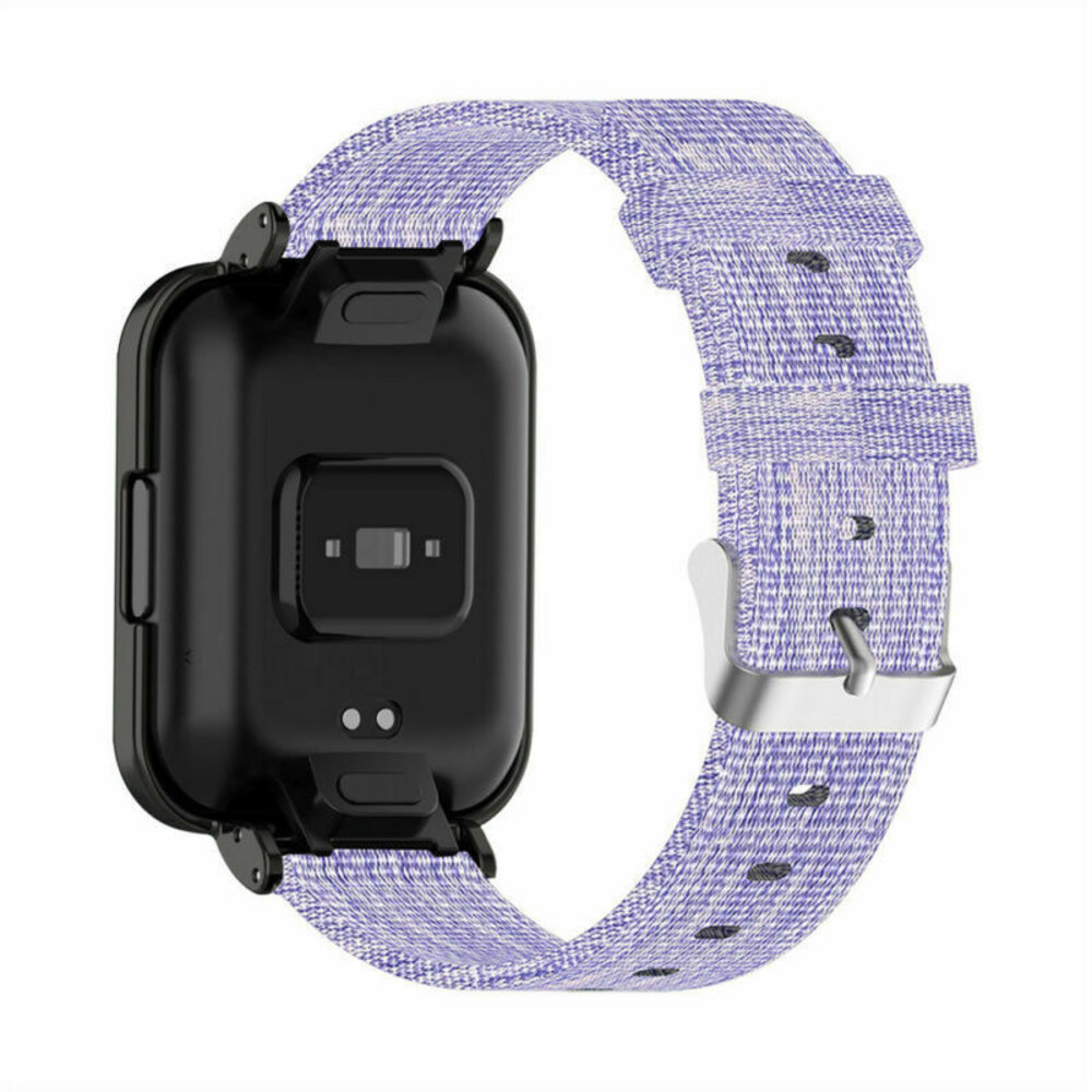 Strap-it Strap-it Bracelet nylon boucle Redmi Watch 2 Lite (violet)