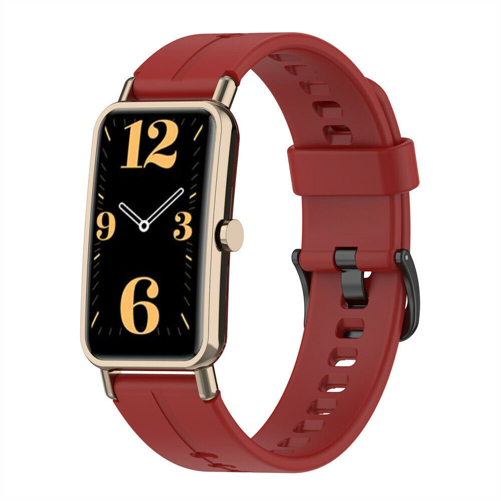 Strap-it Strap-it Bracelet silicone Huawei Watch Fit Mini (rouge)