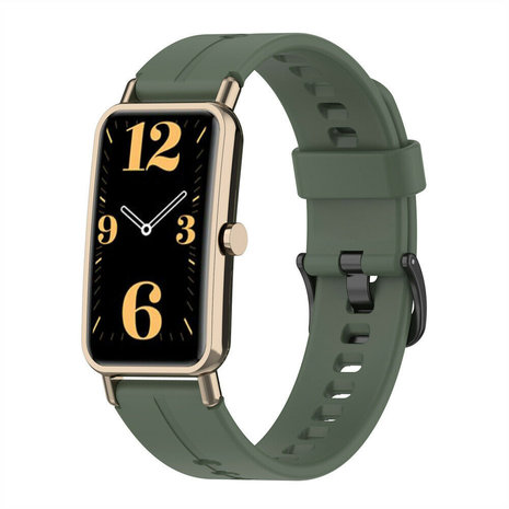 Strap-it Strap-it Bracelet silicone Huawei Watch Fit Mini (vert)