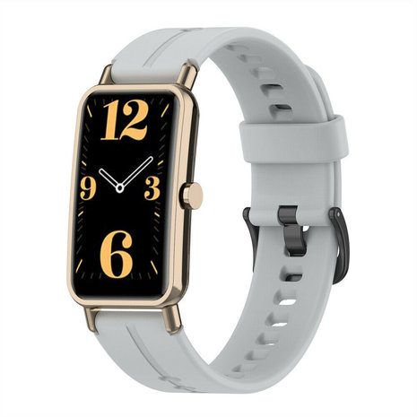 Strap-it Strap-it Bracelet silicone Huawei Watch Fit Mini (gris)