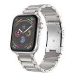 Strap-it Bracelet titane Apple Watch (argent)