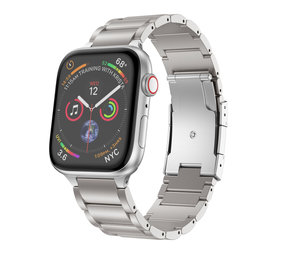 Strap-it Bracelet titane Apple Watch (argent)