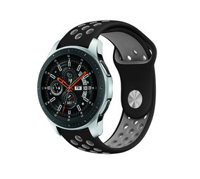 Strap-it Bracelet sport Samsung Galaxy Watch 46mm (noir/gris)