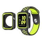 Strap-it Strap-it Bracelet sport Apple Watch 7 + Strap-It Étui TPU (noir/jaune)