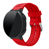 Strap-it© Bracelet silicone Garmin Forerunner 735xt (rouge)