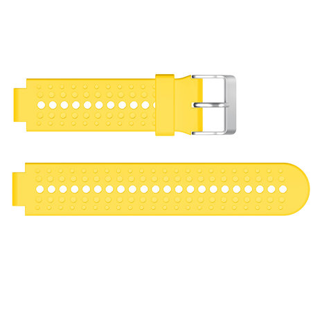 Strap-it© Strap-it Bracelet silicone Garmin Forerunner 735xt (jaune)
