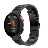 Strap-it© Bracelet acier Garmin Forerunner 735xt (noir)