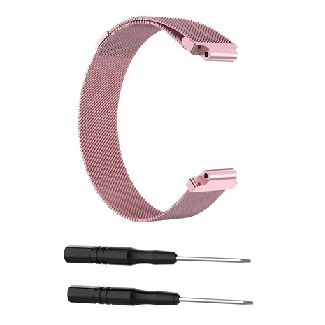 Strap-it© Strap-it Bracelet Milanais Garmin Forerunner 735xt (rose) Strap-it© Strap-it Bracelet Milanais Garmin Forerunner 735xt (rose)