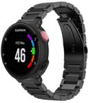 Strap-it© Strap-it Bracelet acier Garmin Forerunner 235 (noir)