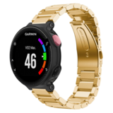 Strap-it© Bracelet acier Garmin Forerunner 235 (or)