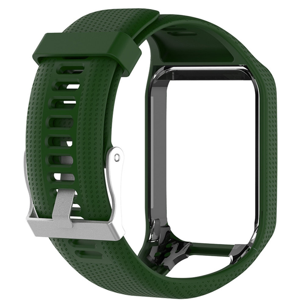 Strap-it Strap-it Bracelet silicone TomTom Runner 3 (vert)