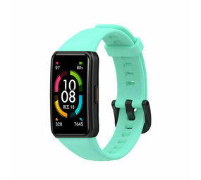Strap-it© Bracelet silicone Honor Band 6 (Aqua)