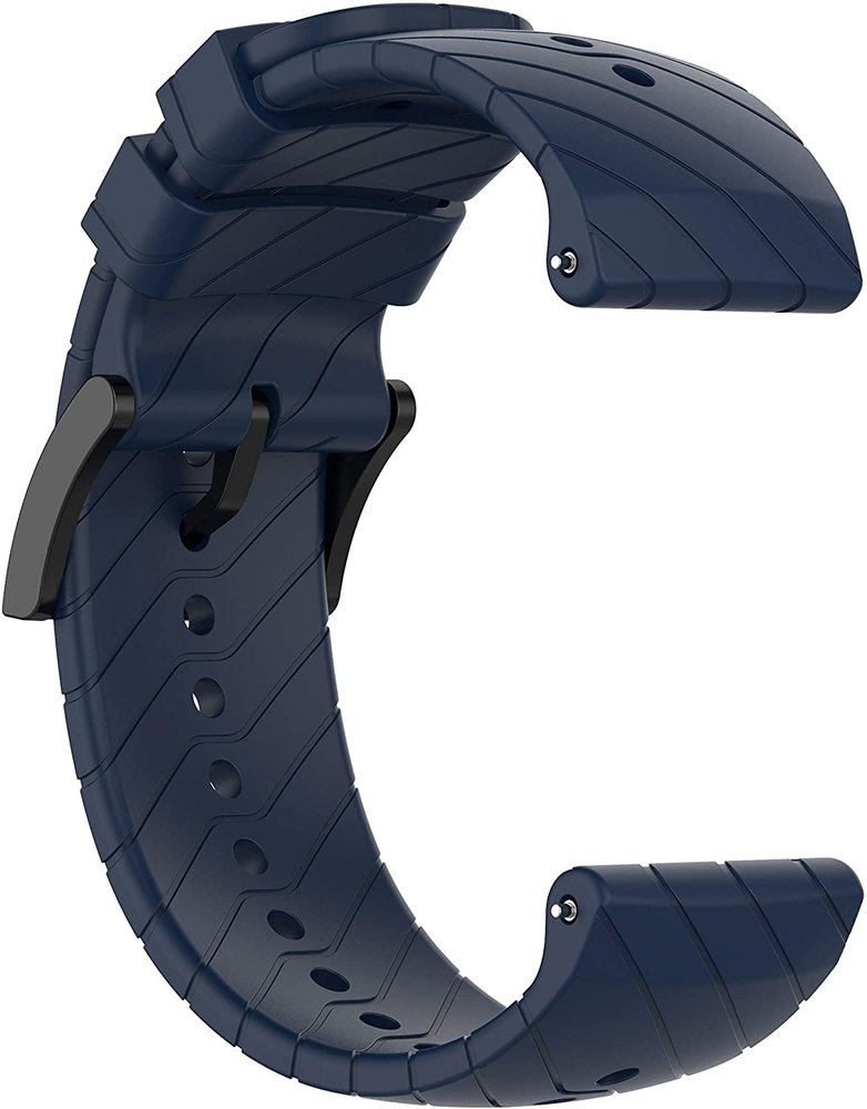 Strap-it Strap-it Bracelet silicone Suunto 9 (Baro) (bleu foncé)