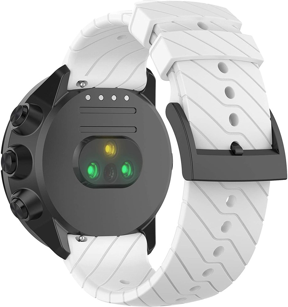 Strap-it Strap-it Bracelet silicone Suunto 9 (Baro) (blanc)