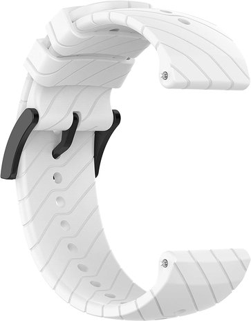 Strap-it Strap-it Bracelet silicone Suunto 9 (Baro) (blanc)